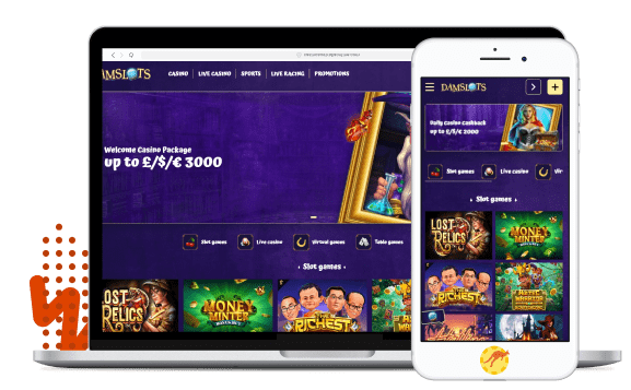 DamSlots Casino Mobile Devices