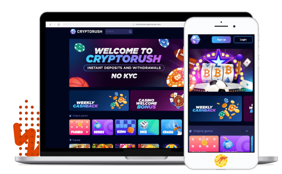 CryptoRush Casino Mobile Devices