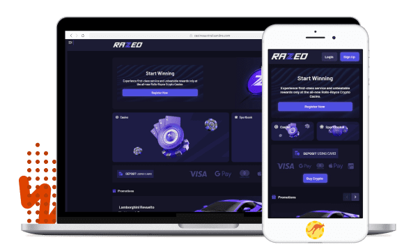 Razed Casino Mobile Devices