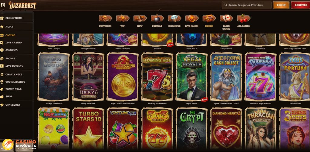 Dazardbet Casino Games Australia