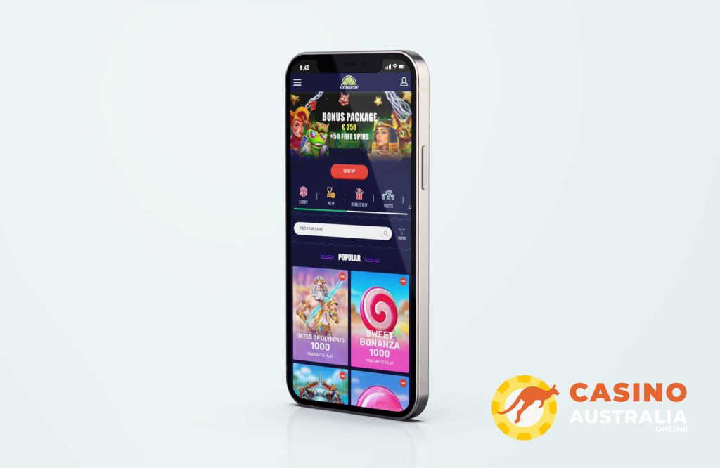 Limewin Casino Mobile Version