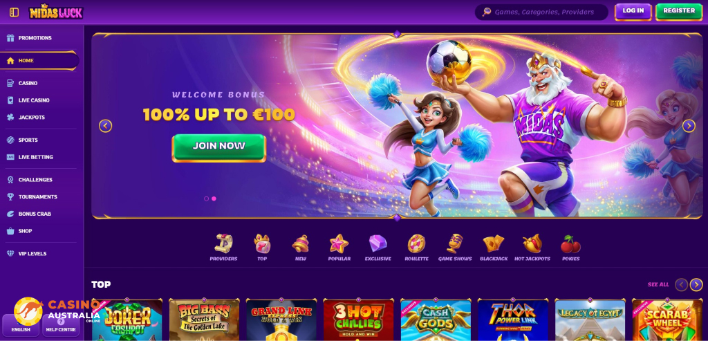 Midasluck Casino Review Australia