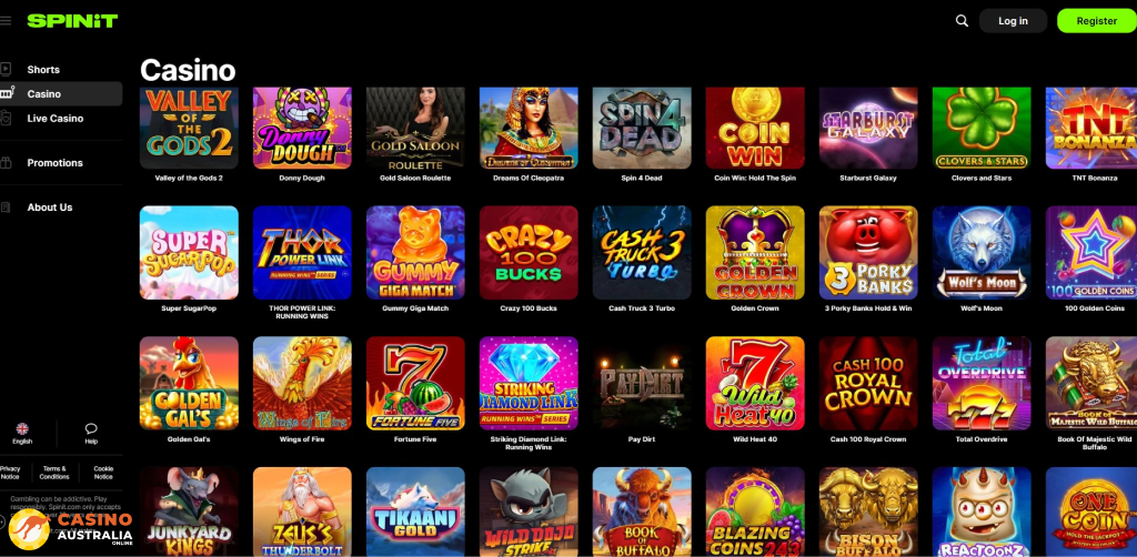 Spinit Casino Games Australia