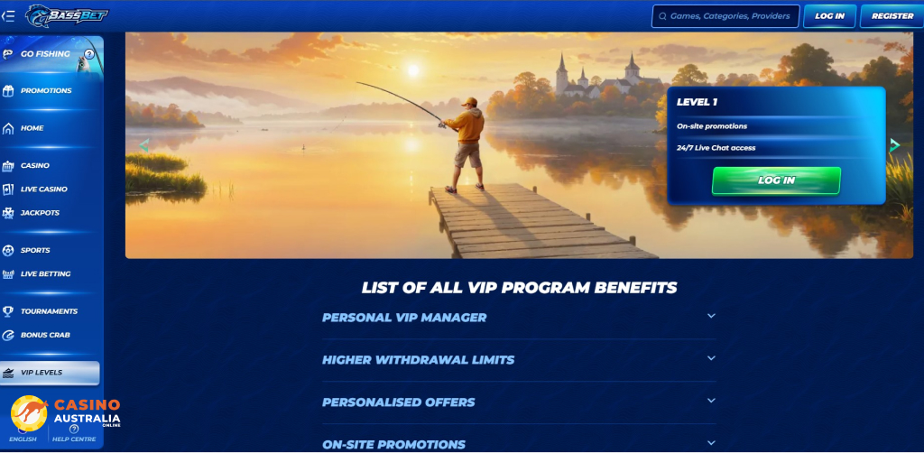 Vip Program at BassBet Casino Australia