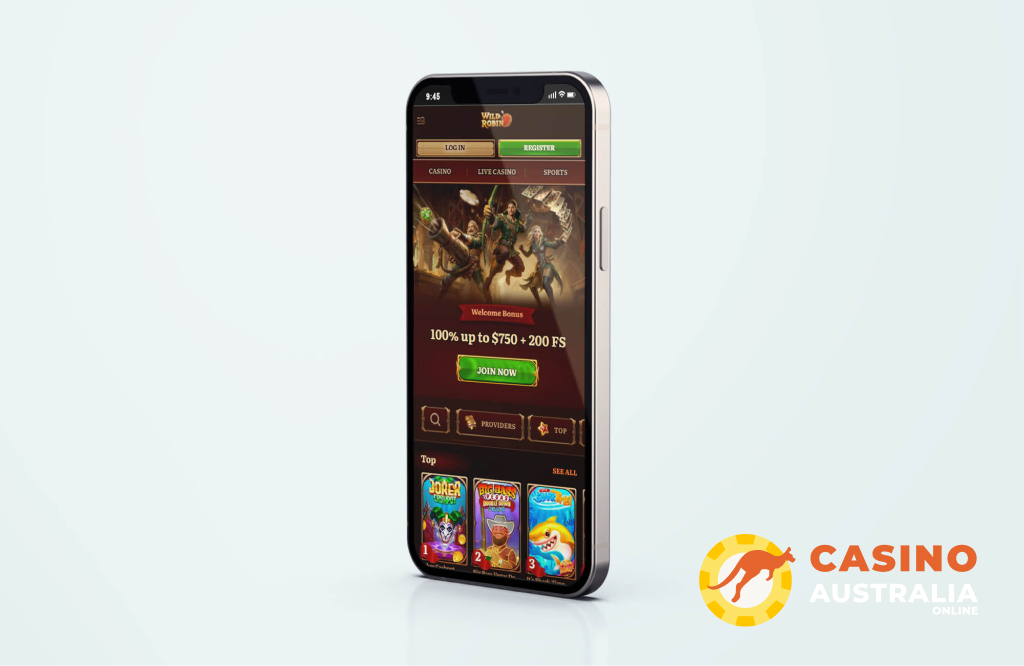 Wild Robin Casino Mobile Version