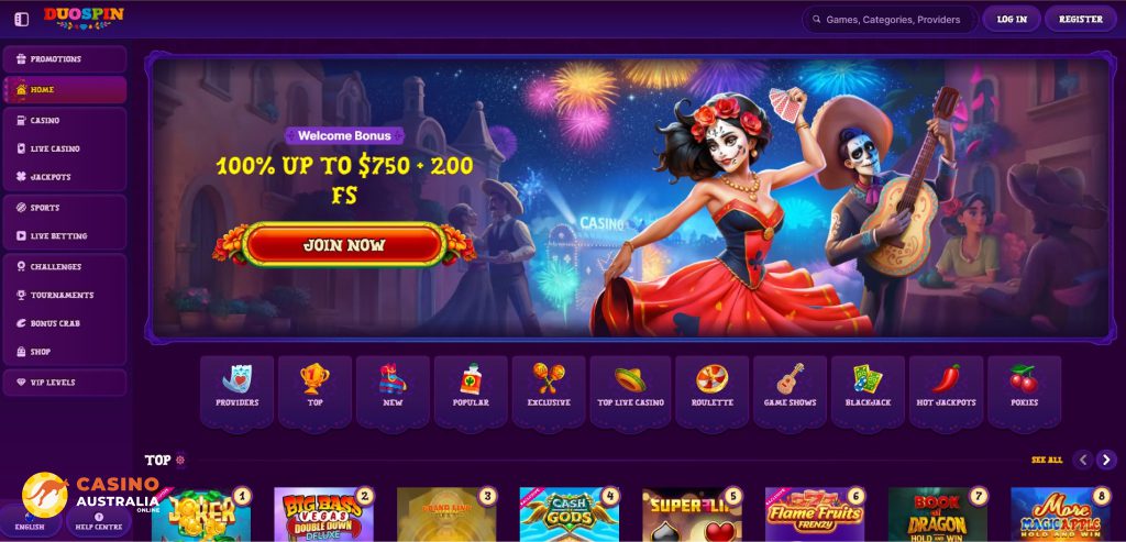 Duospin Casino Review Australia