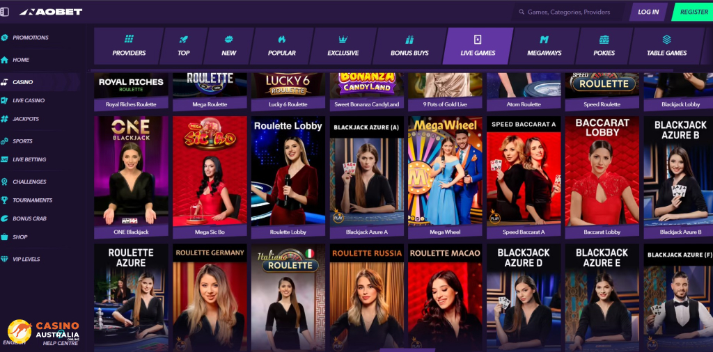 NaoBet Casino Live Games Australia