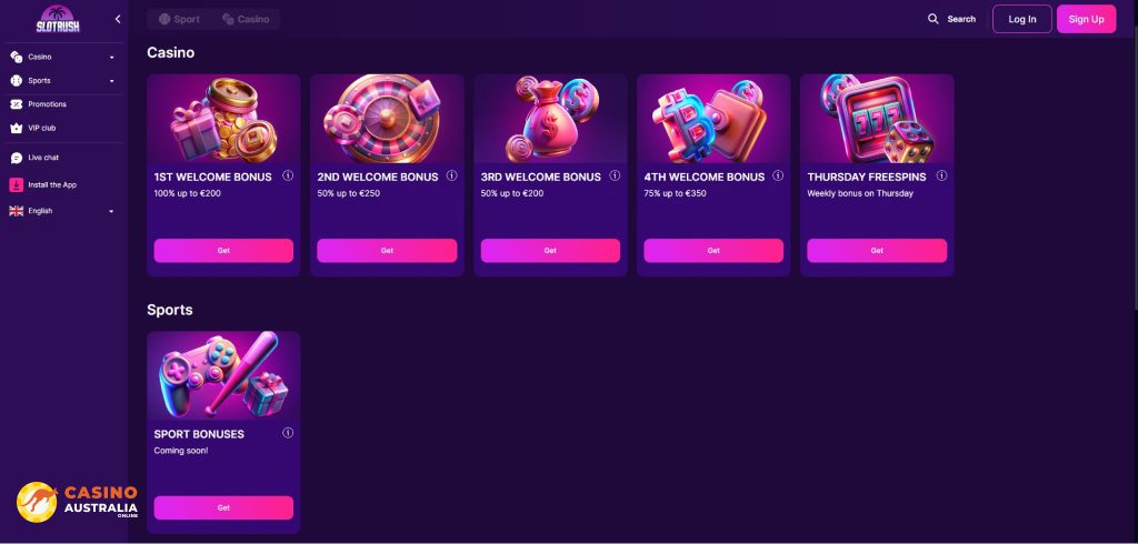 SlotsGem Casino Promotions Australia