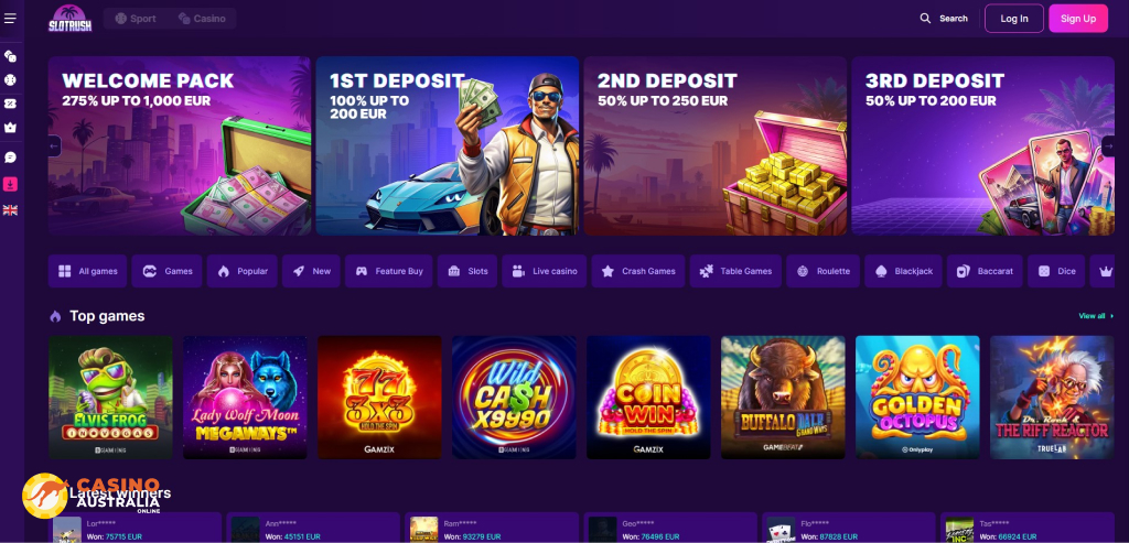 SlotsGem Casino Review Australia