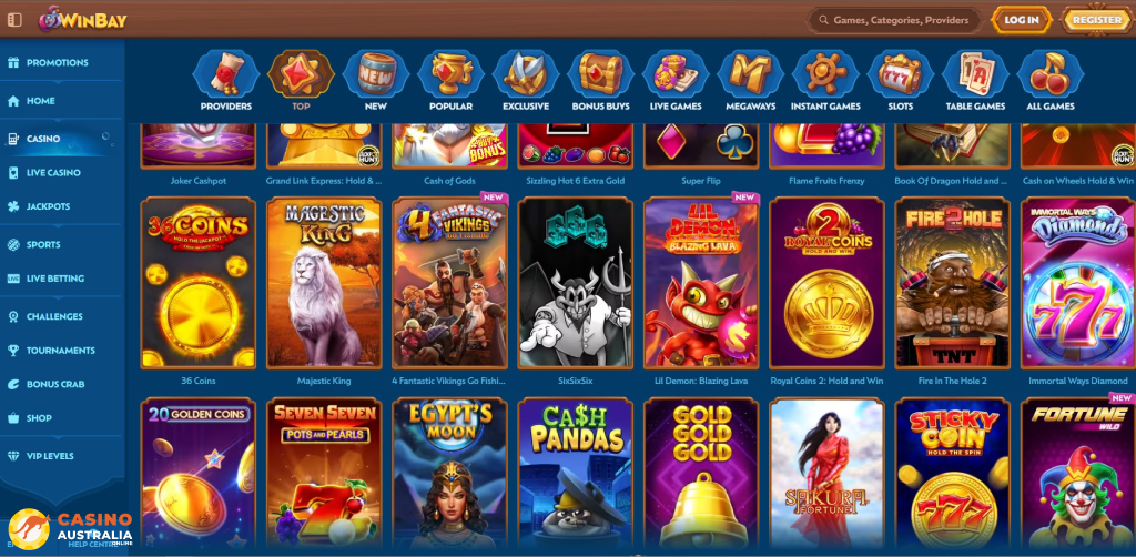 Winbay Casino Games Australia