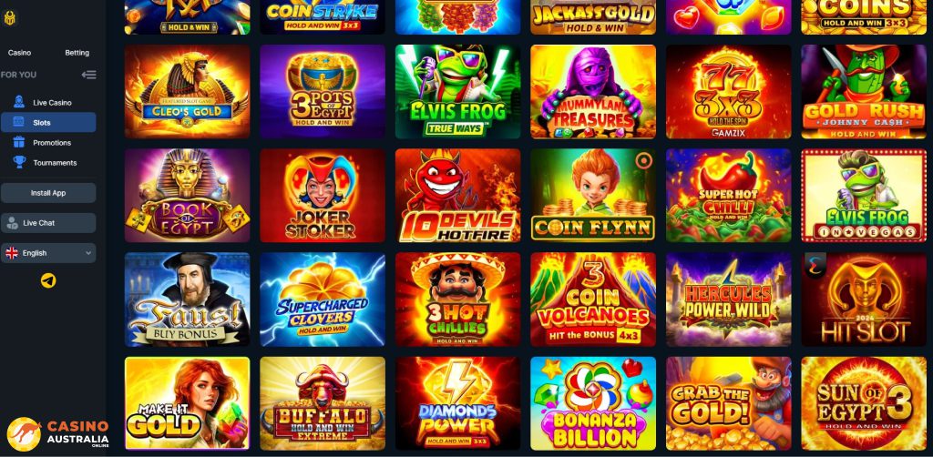 Bookofbet Casino Games Australia