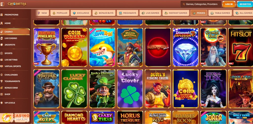 CleoBetra Casino Games Australia