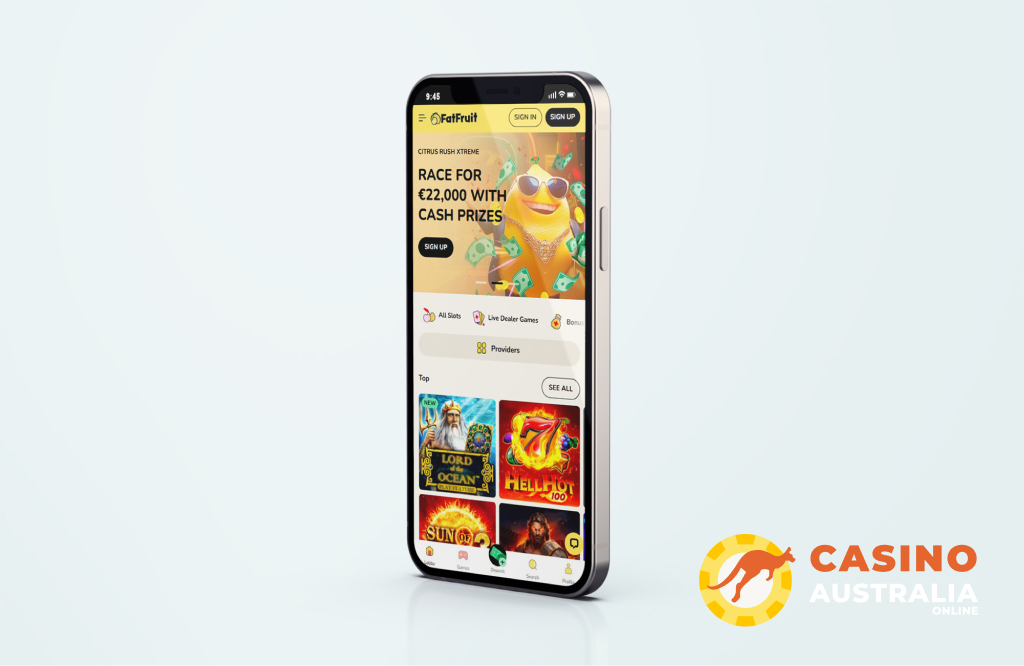 FatFruit Casino Mobile Version