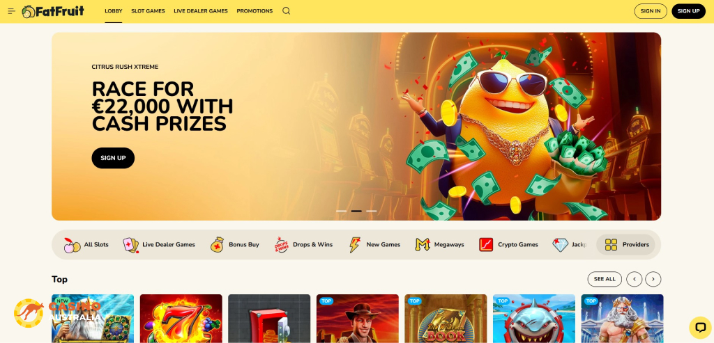 FatFruit Casino Review Australia