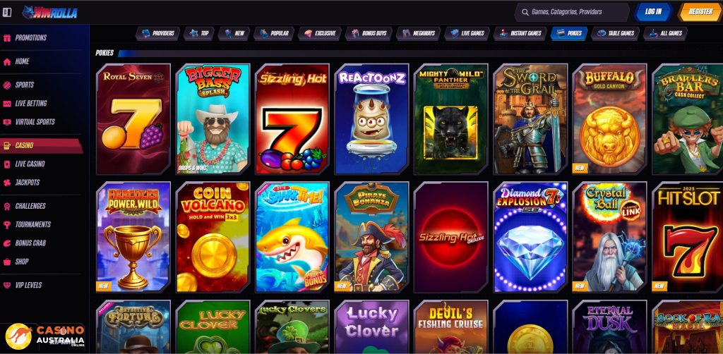 Winrolla Casino Games Australia