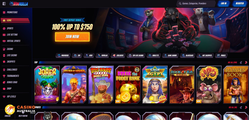Winrolla Casino Review Australia