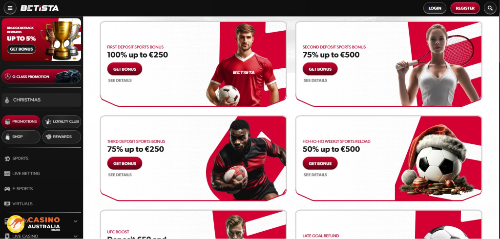 Betista Casino Promotions Australia