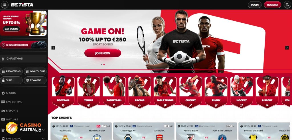 Betista Casino Review Australia