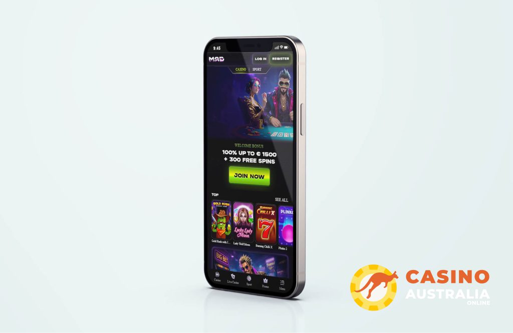 MadCasino Mobile Version