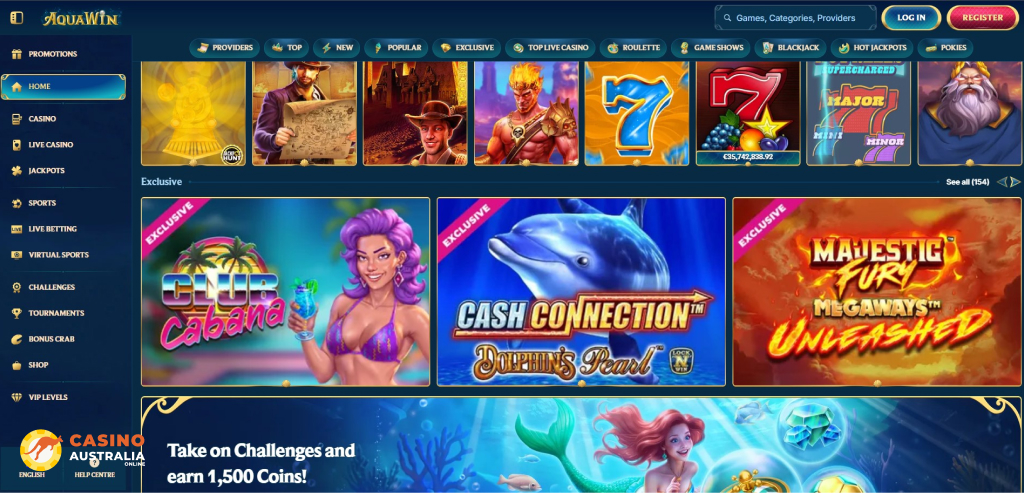 Aquawin Casino Review Australia