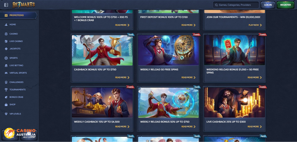 Betwarts Casino Promotions Australia