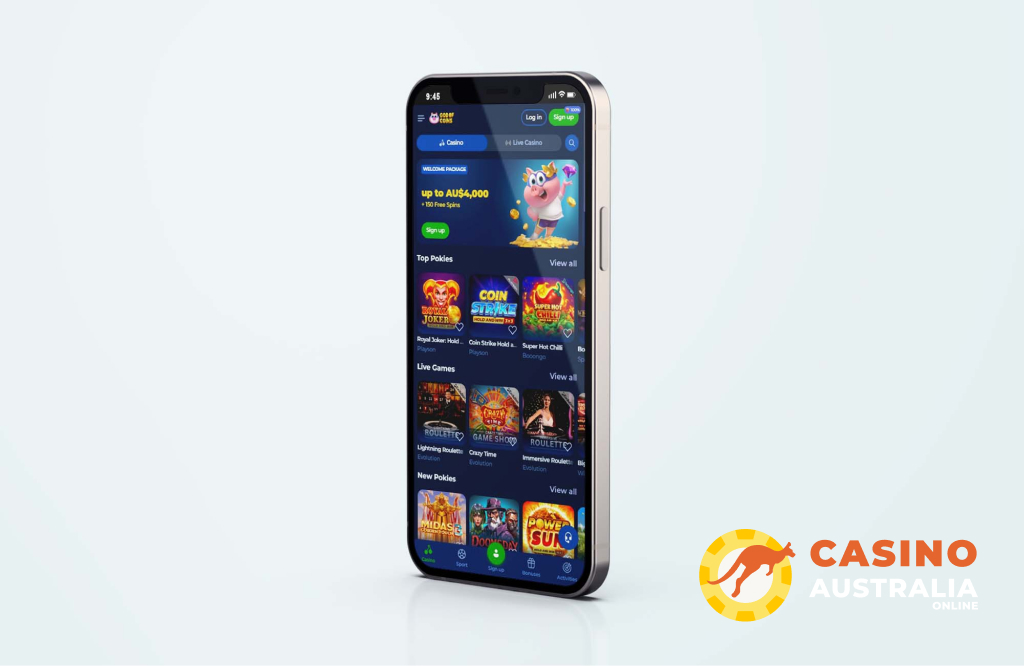 God of Coins Casino Mobile Version