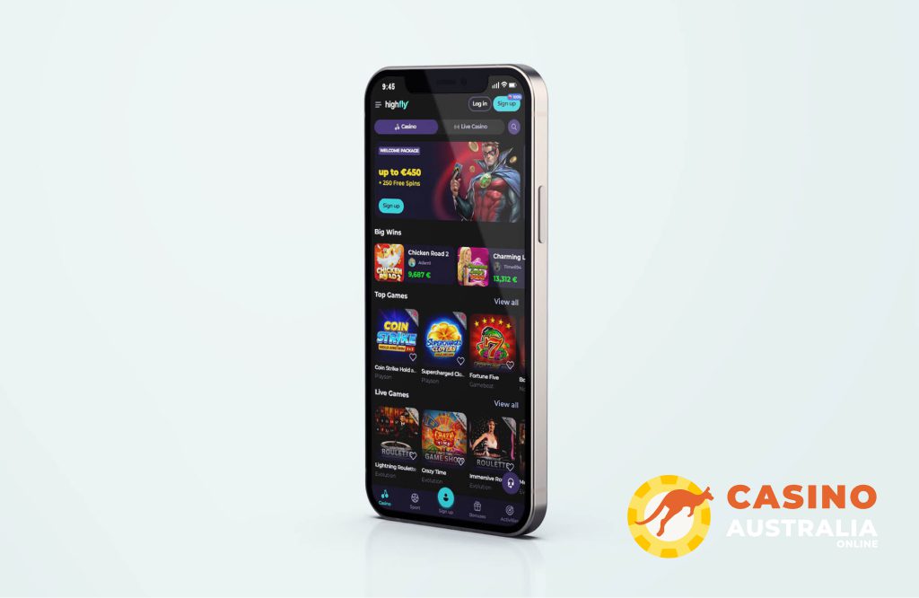 Highflybet Casino Mobile Version