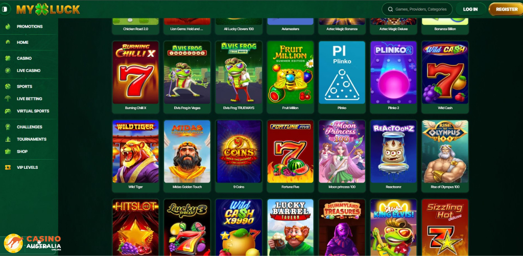MyLuck Casino Games Australia