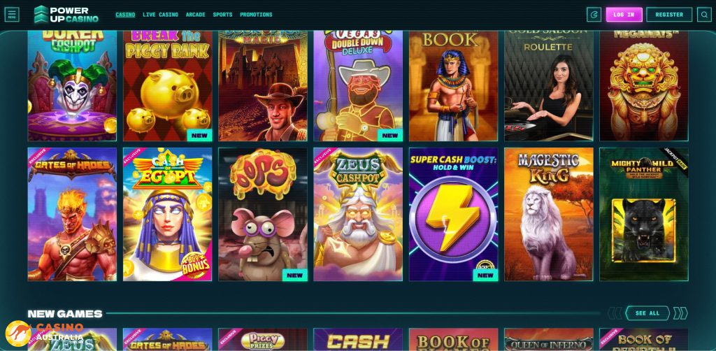 PowerUp Casino Games Australia