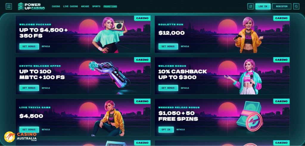 PowerUp Casino Promotions Australia