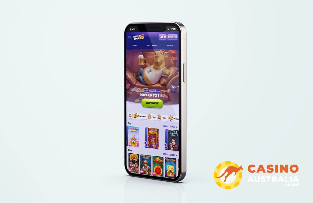 Spinbara Casino Mobile Version