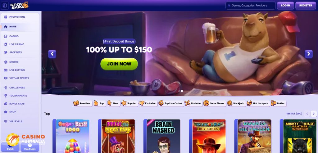Spinbara Casino Review Australia