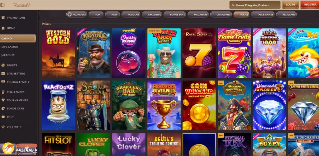 ViciBet Casino Games Australia
