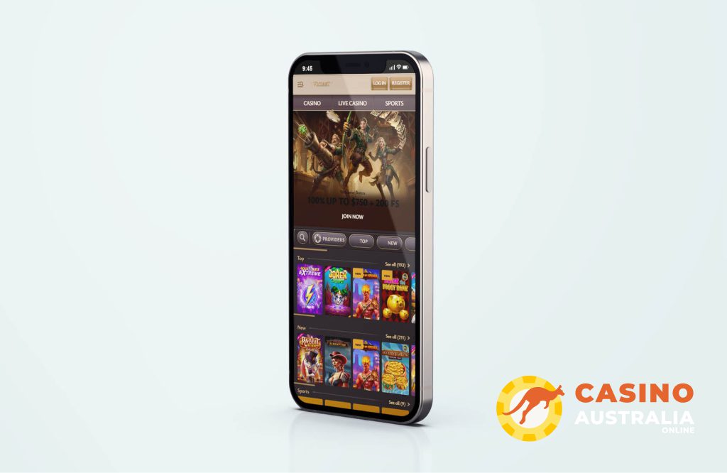 ViciBet Casino Mobile Version
