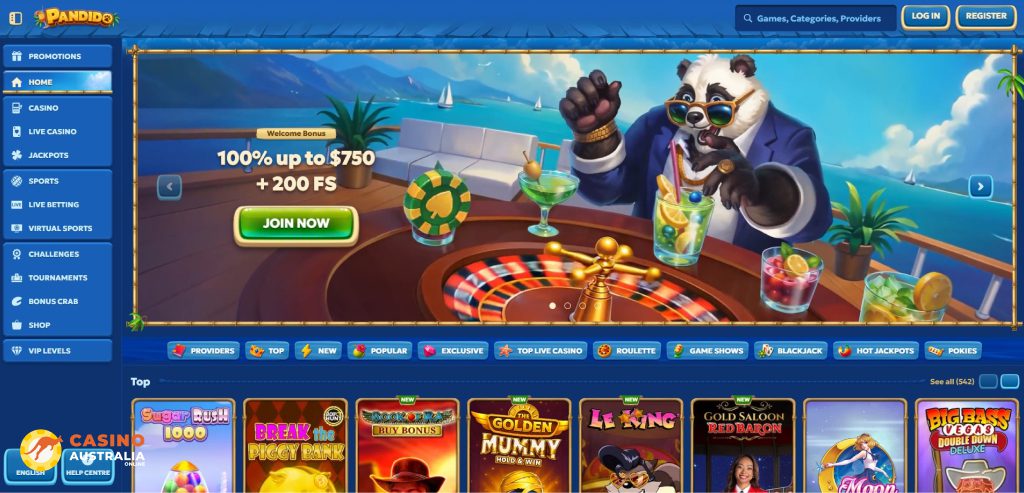 Pandido Casino Review Australia