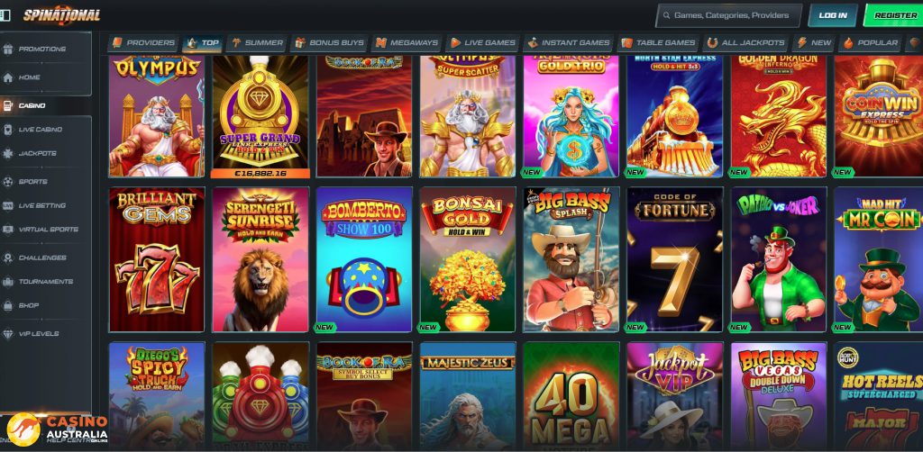 Spinational Casino Games Australia