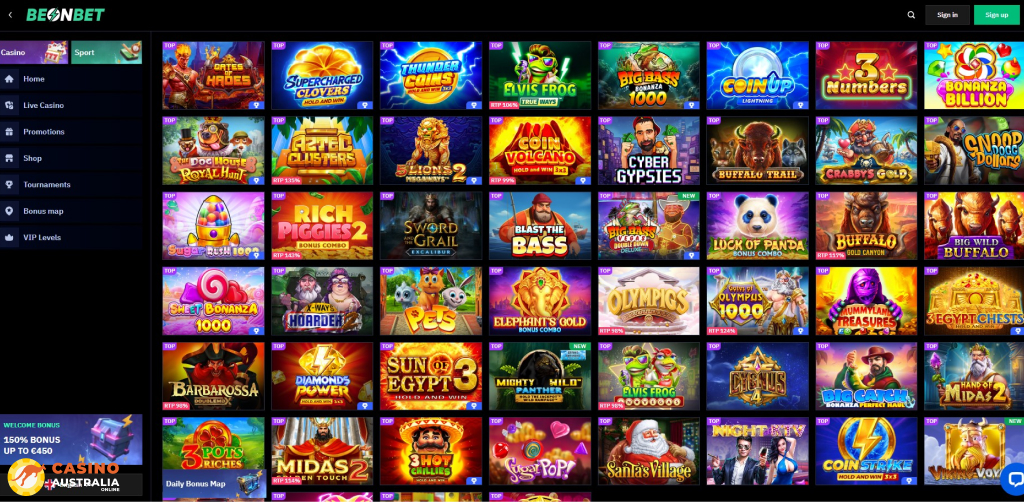 BeonBet Casino Games Australia