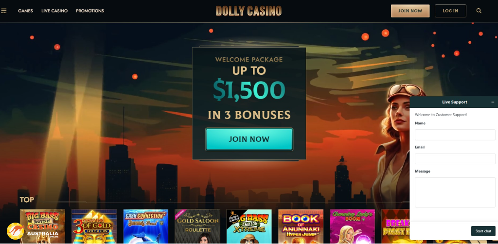 Customer Support at Dolly Casino Australia