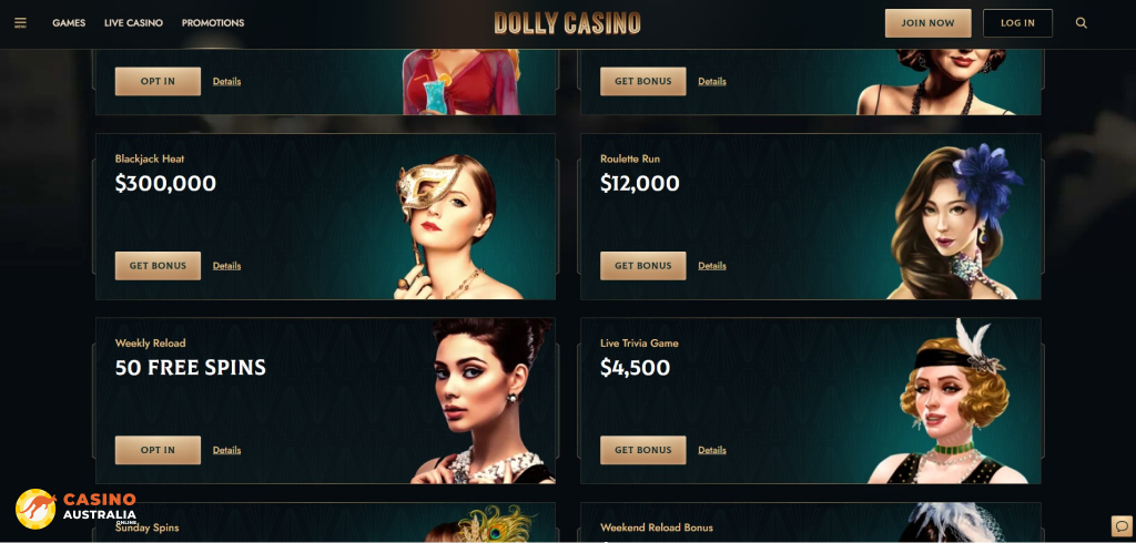 Dolly Casino Promotions Australia