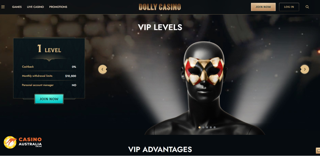 Vip Program at Dolly Casino Australia
