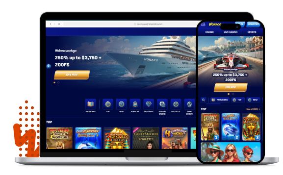 Wonaco Casino Mobile Devices