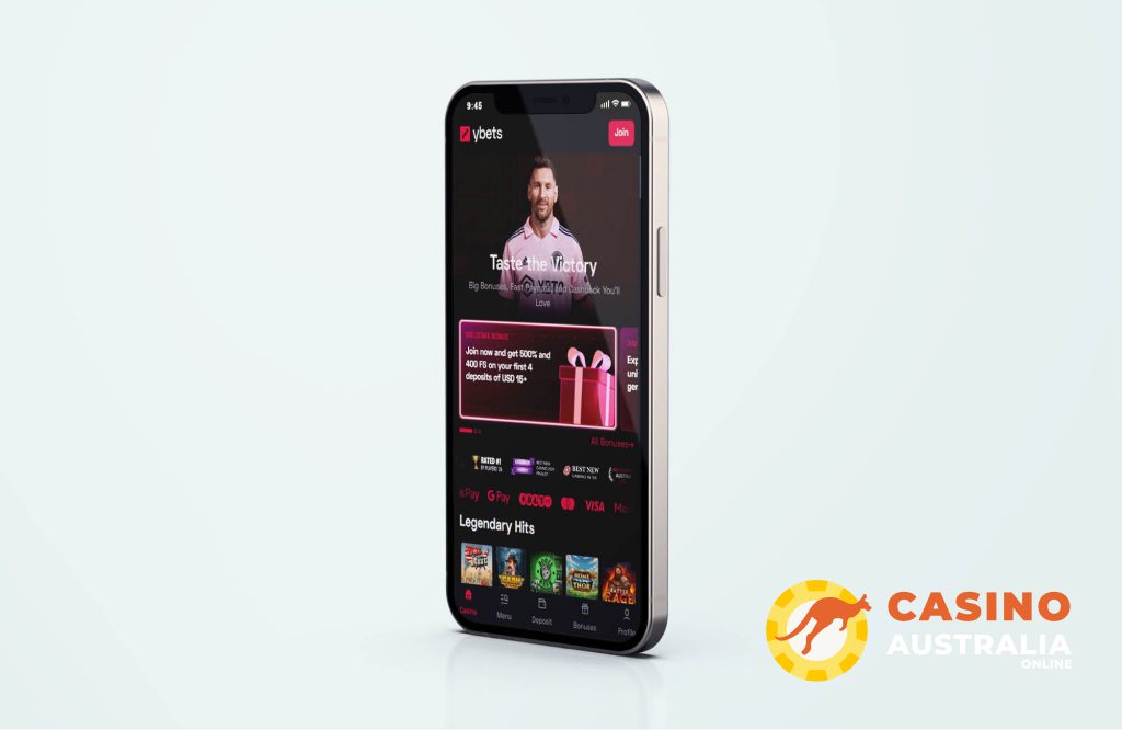 Ybets Casino Mobile Version
