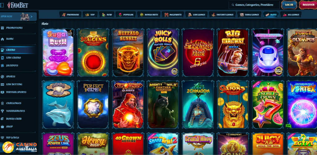 FamBet Casino Games Australia