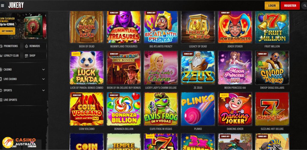 Jokery Casino Games Australia
