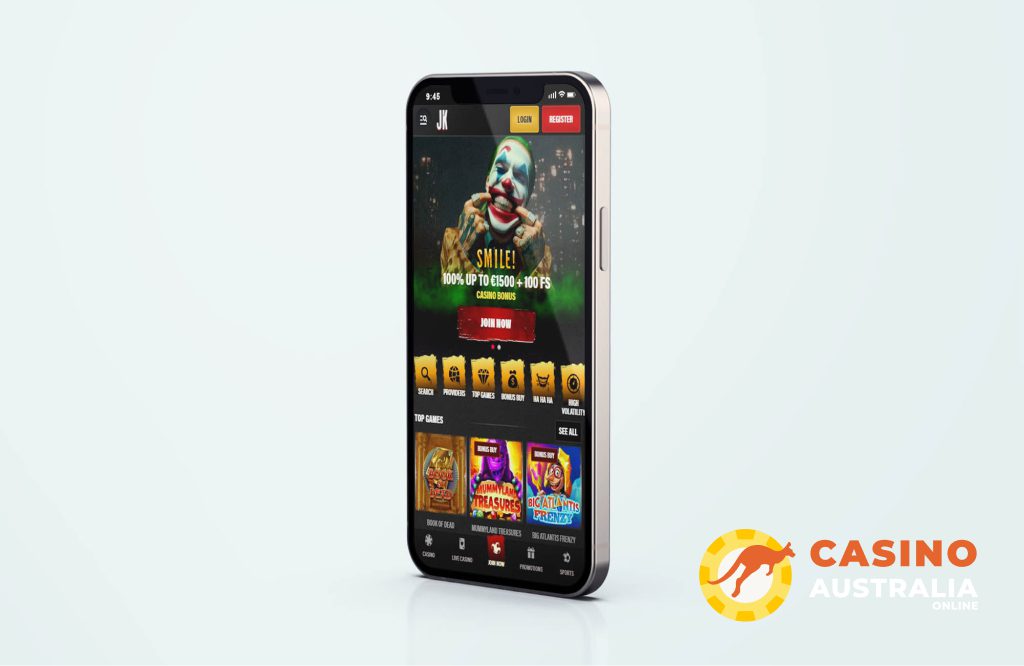 Jokery Casino Mobile Version