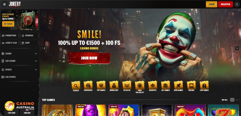 Jokery Casino Review Australia