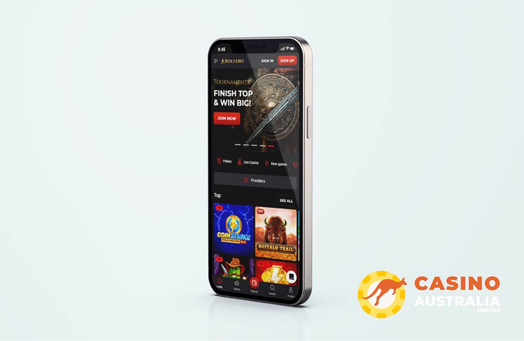 Rollero Casino Mobile Version