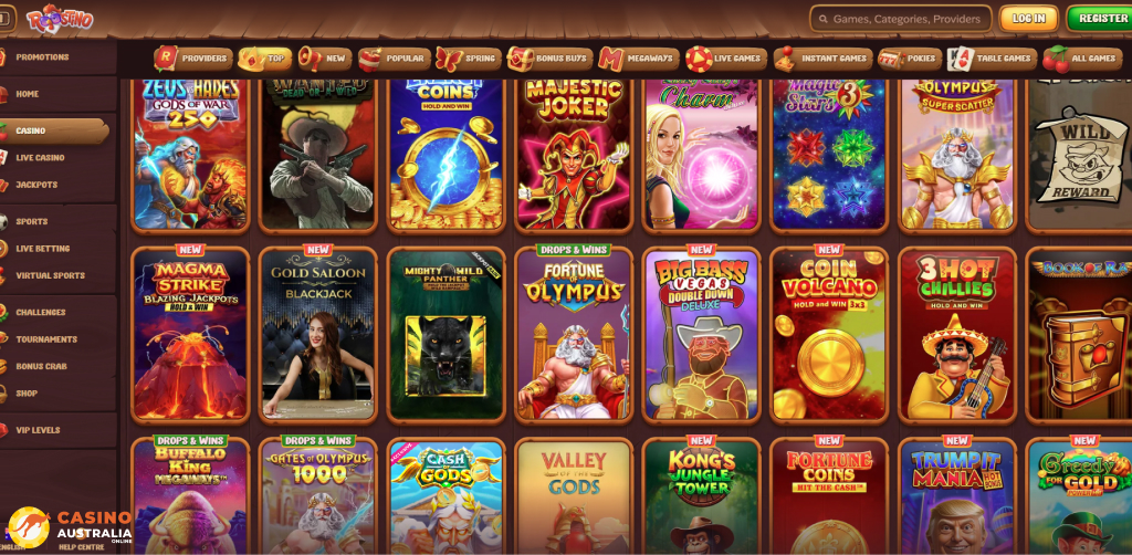 Roostino Casino Games Australia