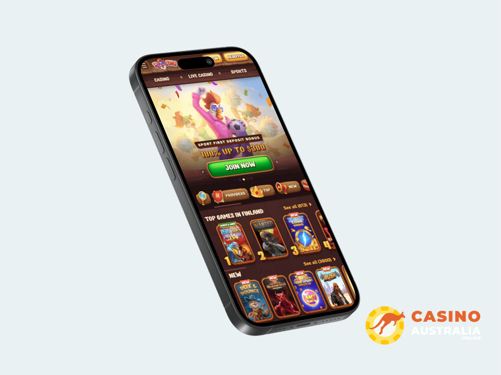 Roostino Casino Mobile App