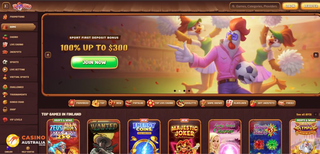 Roostino Casino Review Australia